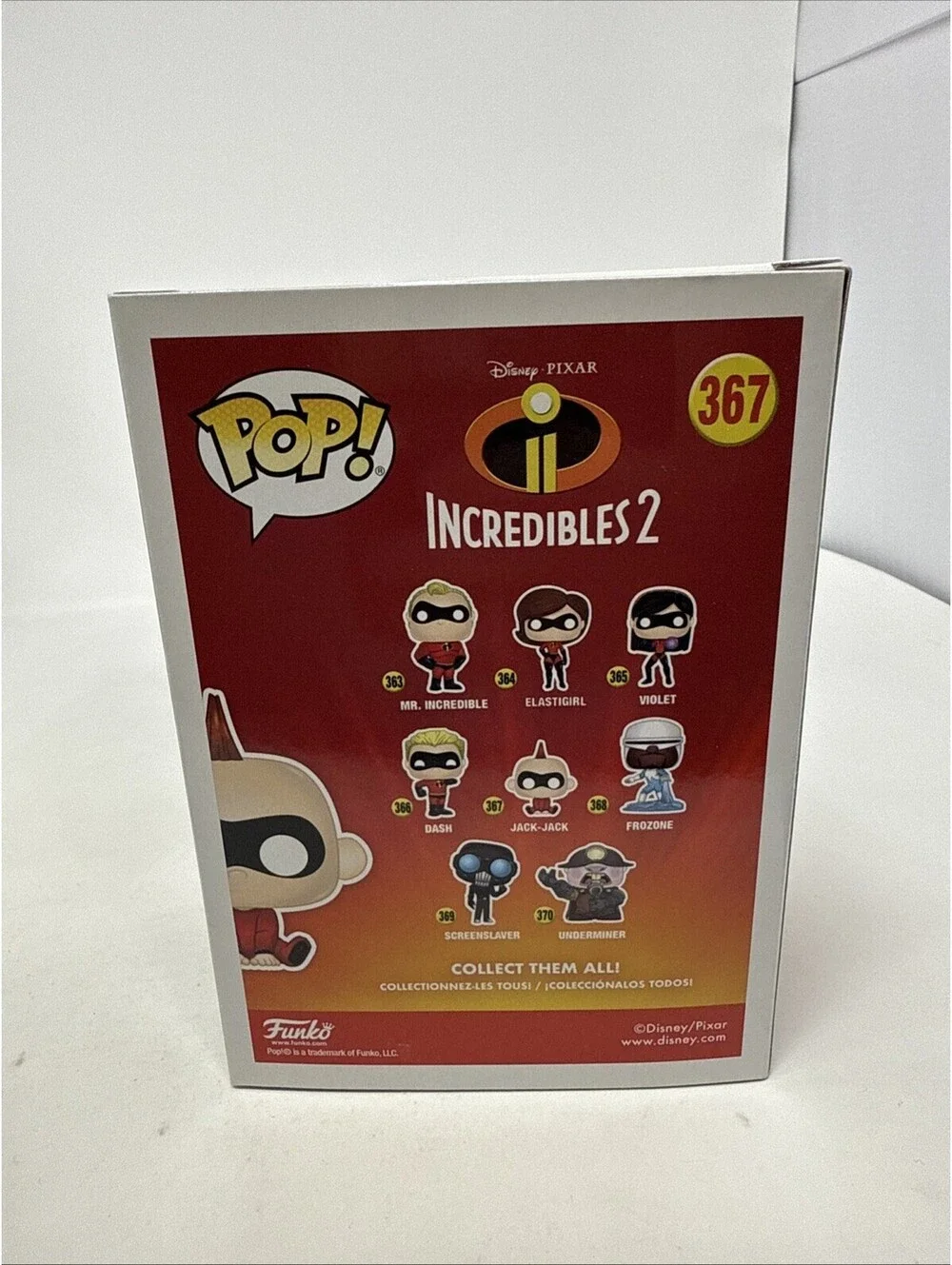 Funko Pop! Disney Pixar Incredibles Jack-Jack # 367 Vinyl Figure